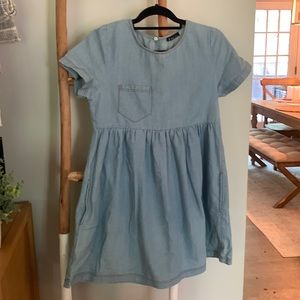 Vici Denim babydoll dress. Size S.